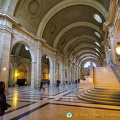 The beautiful architecture of the Palais de Justice